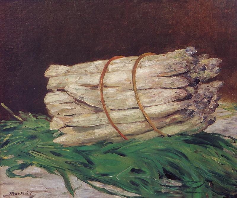 Il celebre mazzo di asparagi bianchi dipinto da Manet